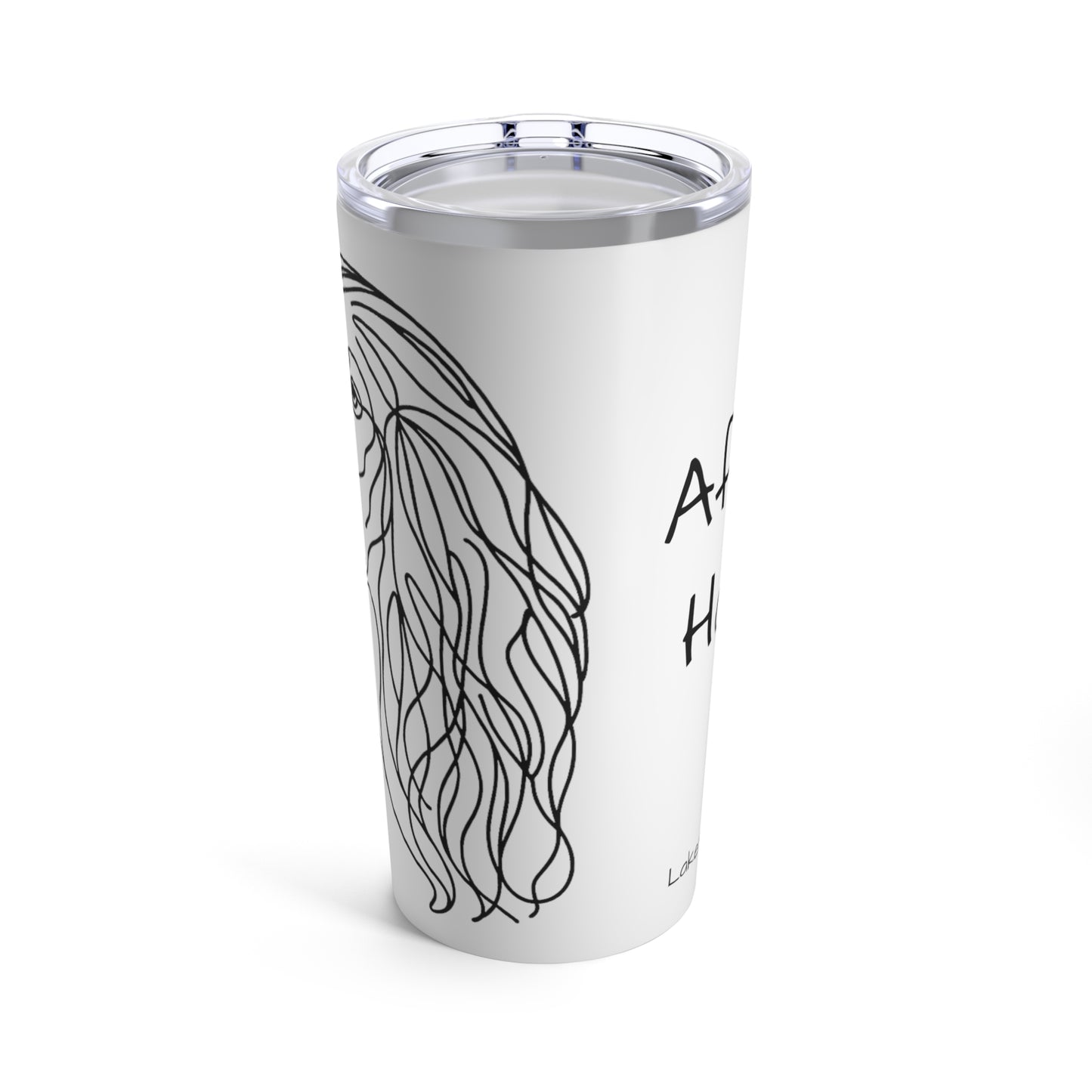 Paws & Reflect: Afghan Hound 20oz Stainless Steel Tumbler