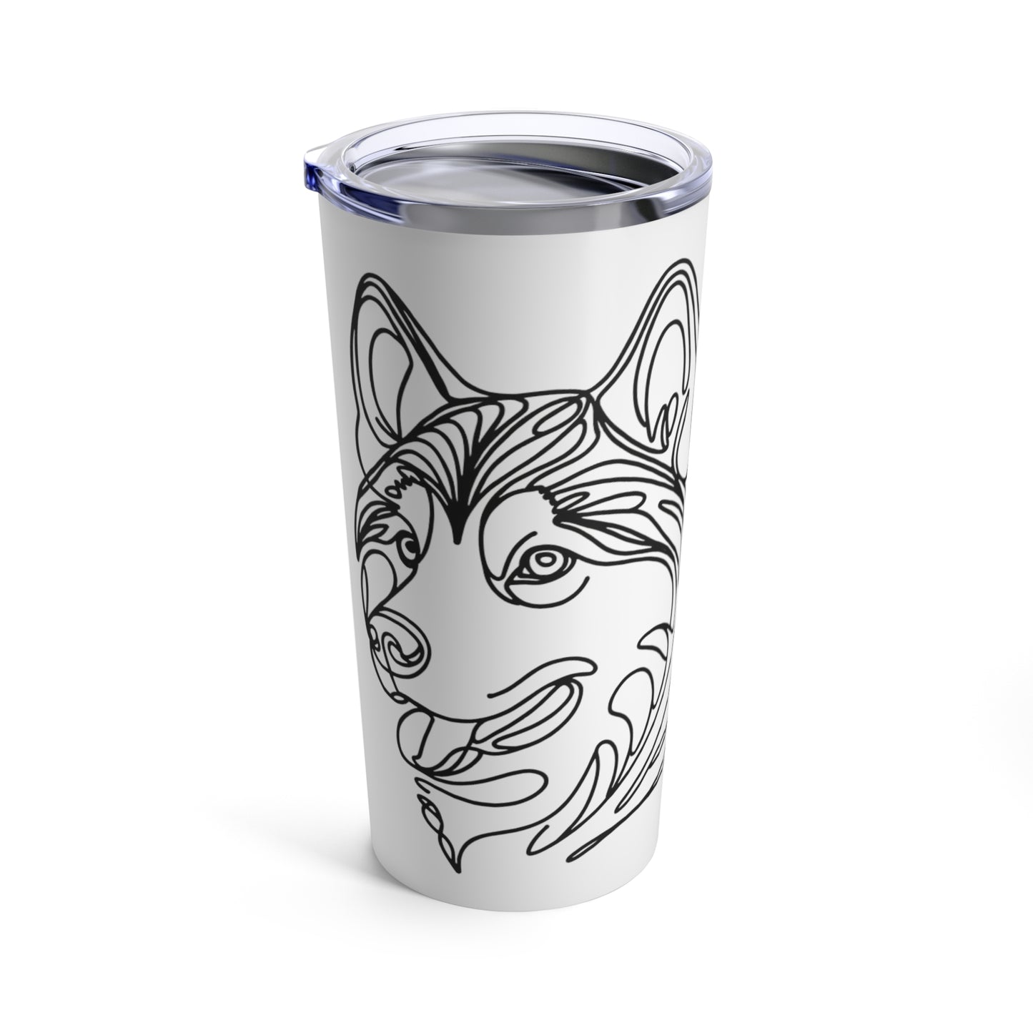 Paws & Reflect: Siberian Husky 20oz Stainless Steel Tumbler