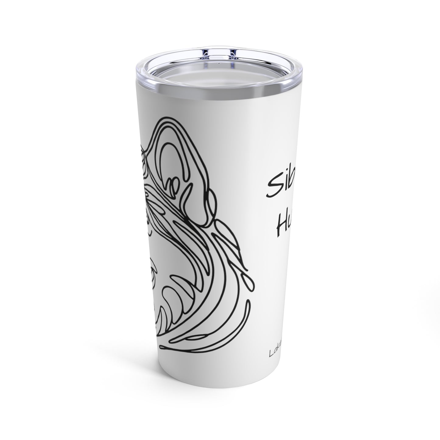 Paws & Reflect: Siberian Husky 20oz Stainless Steel Tumbler