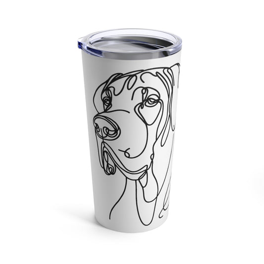 Paws & Reflect: Great Dane 20oz Stainless Steel Tumbler