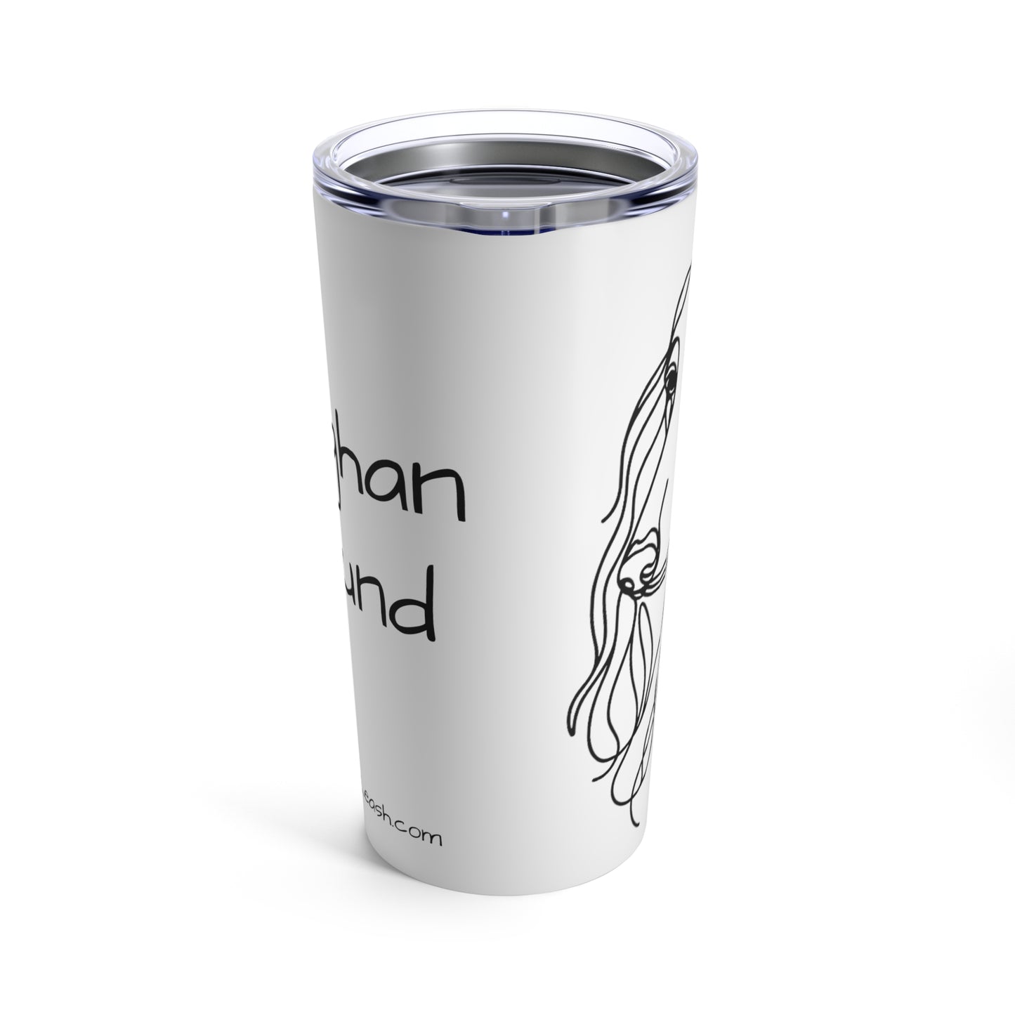 Paws & Reflect: Afghan Hound 20oz Stainless Steel Tumbler