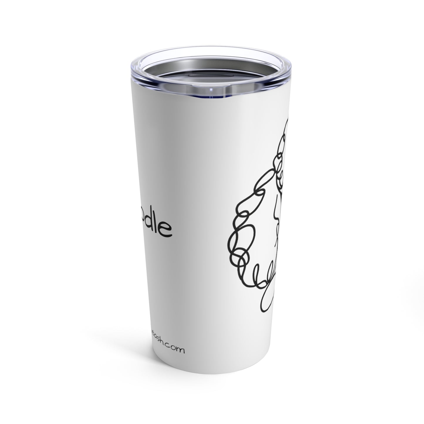 Paws & Reflect: Poodle 20oz Stainless Steel Tumbler