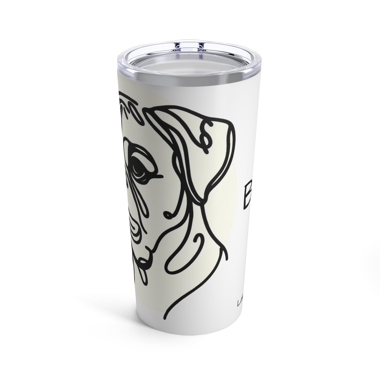 Paws & Reflect: Boxer 20oz Stainless Steel Tumbler