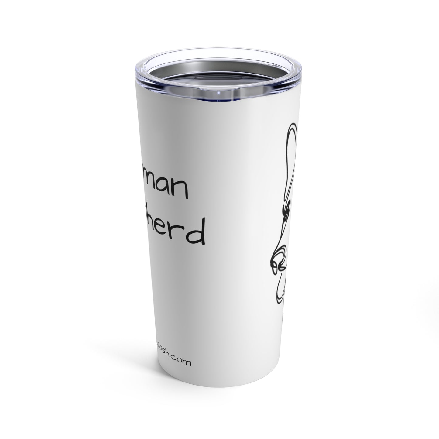 Paws & Reflect: German Shepherd 20oz Stainless Steel Tumbler