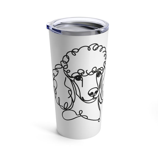 Paws & Reflect: Poodle 20oz Stainless Steel Tumbler