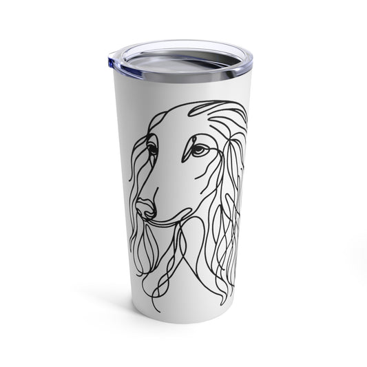 Paws & Reflect: Afghan Hound 20oz Stainless Steel Tumbler