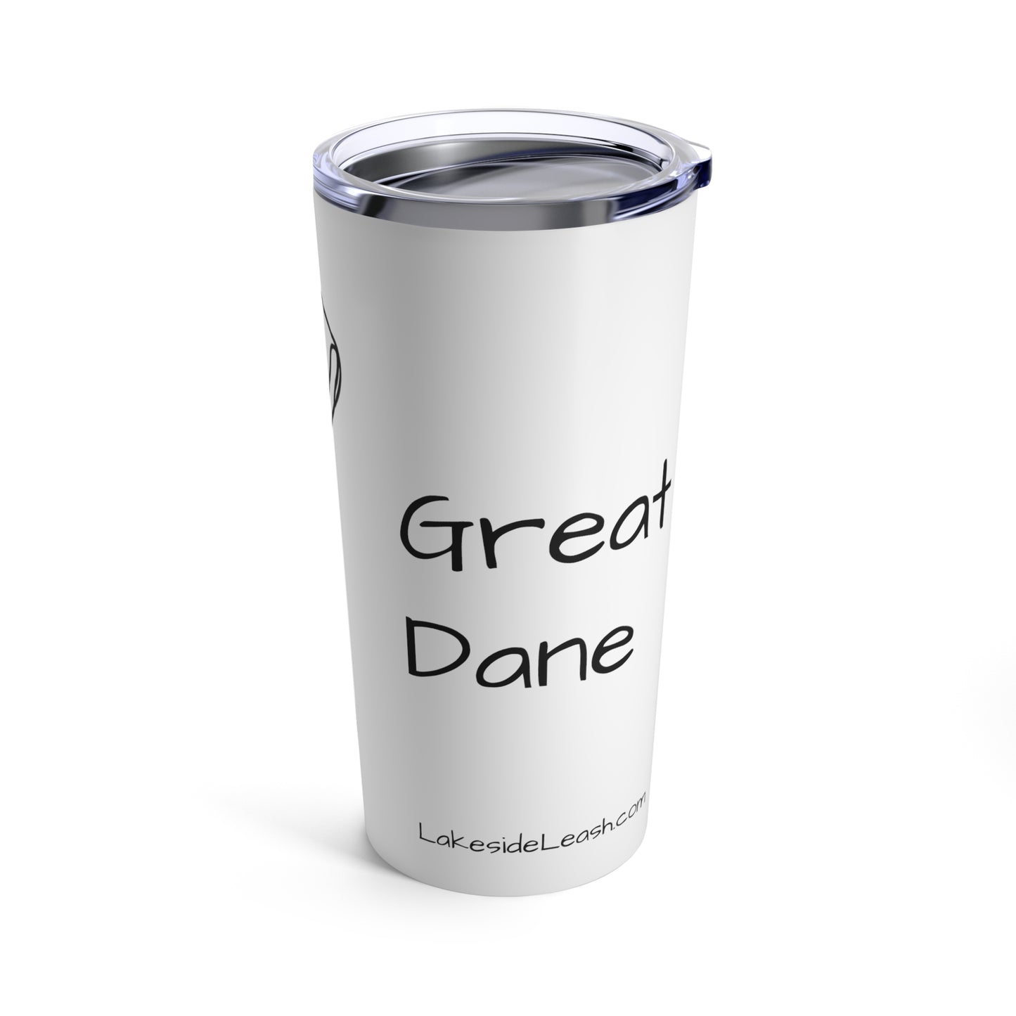 Paws & Reflect: Great Dane 20oz Stainless Steel Tumbler