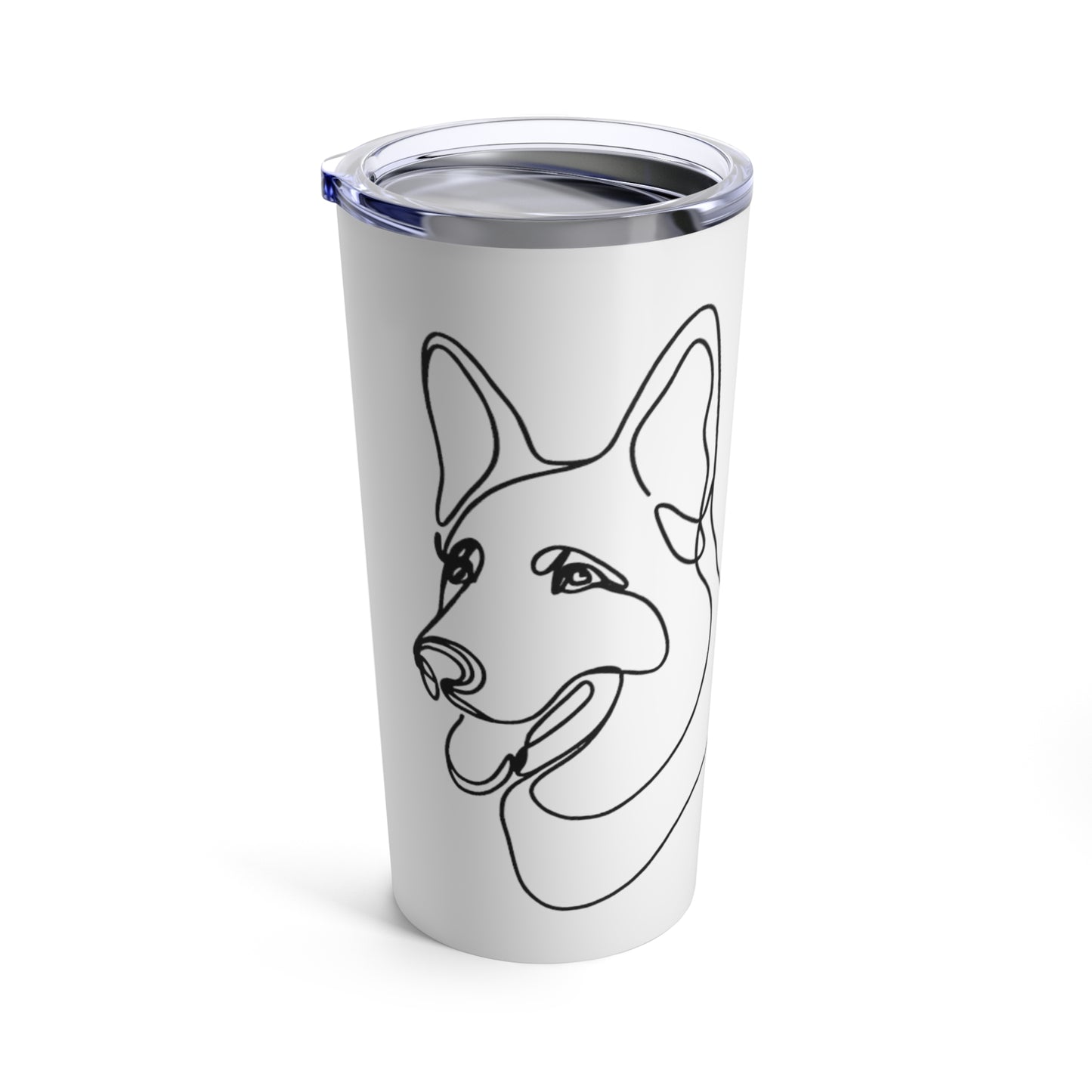 Paws & Reflect: German Shepherd 20oz Stainless Steel Tumbler