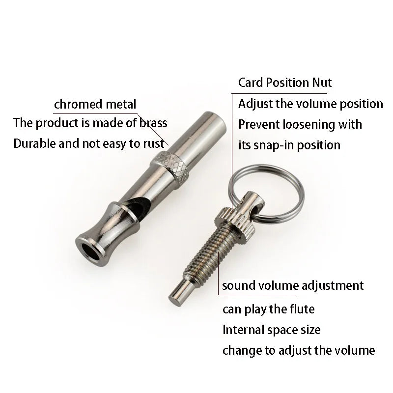 Dog Whistle to Stop Barking - Adjustable Training Whistle