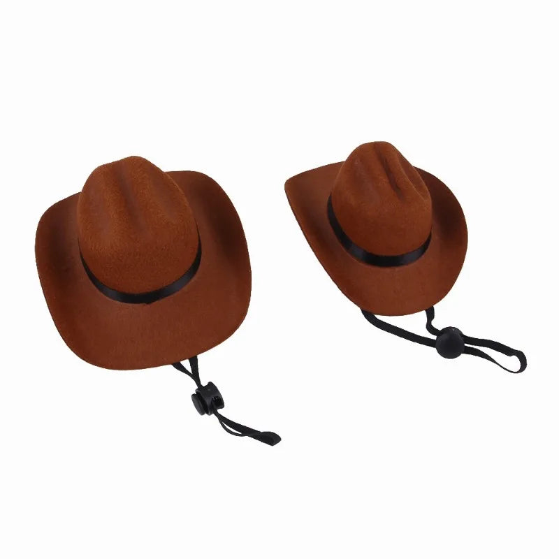 Dog and Cat Cosplay Western Cowboy Hat