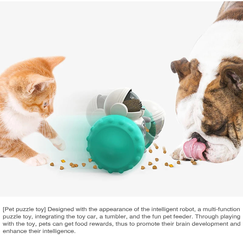 Interactive Dog Food Dispenser and IQ Training Toy