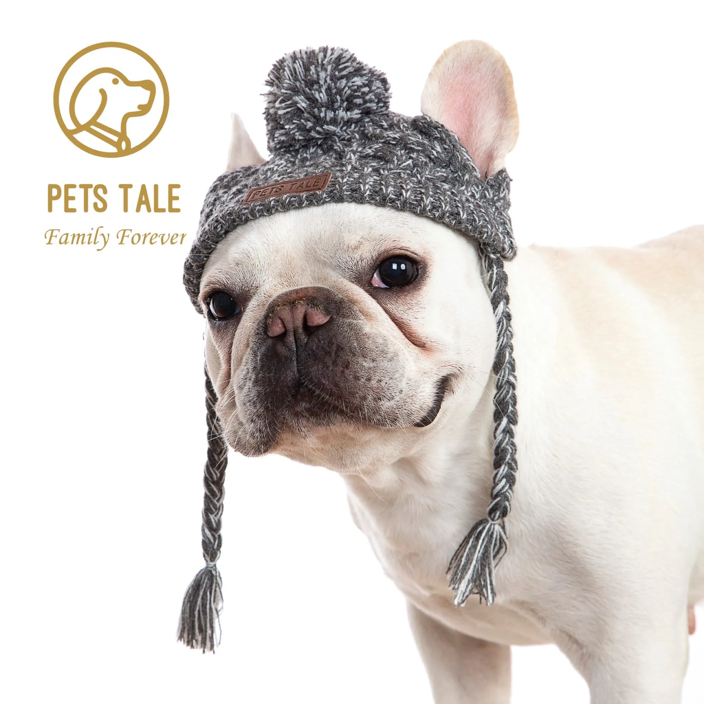 Winter Soft Dog Hat - Warm and Windproof Knitted Hat for Pets