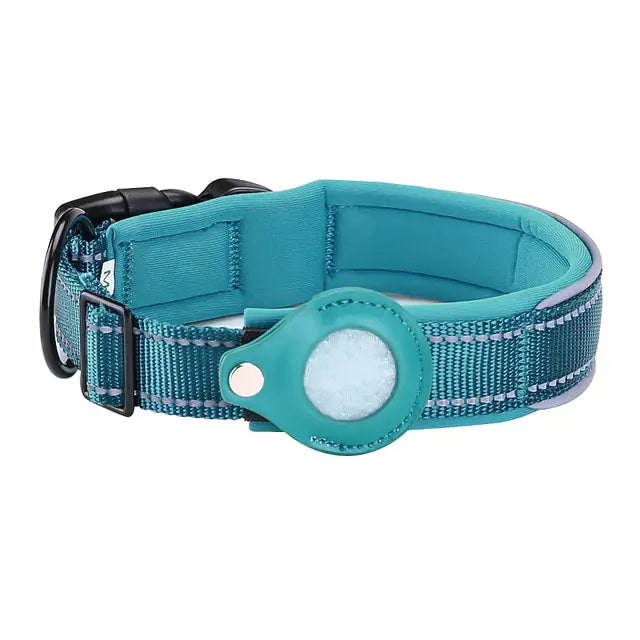 SecureTrack™ Collar: Anti-Lost Pet Collar with Airtag Holder